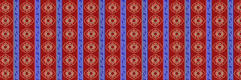 中國(guó)傳統(tǒng)明代服飾條紋花圖案，矢量素材