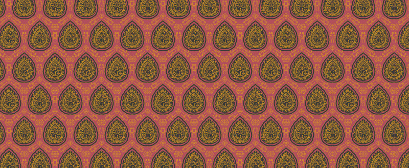 中國(guó)傳統(tǒng)明代服飾水滴形圖案，矢量素材