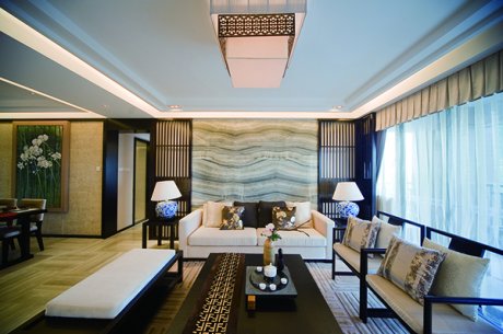 西江花園，新中式簡(jiǎn)約別墅裝修設(shè)計(jì)