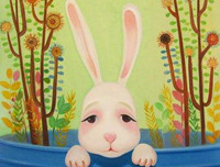 兒童睡前小故事《愛(ài)美的野兔》 別